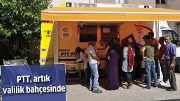 PTT, ARTIK VALİLİK BAH&Ccedil;ESİNDE