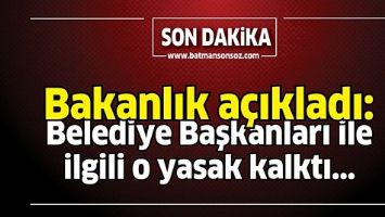 BAKANLIK A&Ccedil;IKLADI