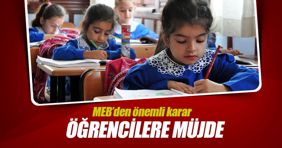MEB'den &ouml;nemli karar...