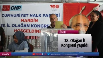38. Olağan İl Kongresi yapıldı