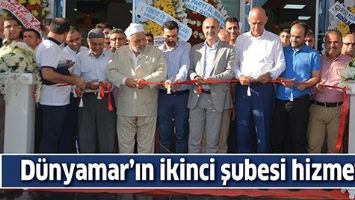 D&Uuml;NYAMAR&rsquo;IN İKİNCİ ŞUBESİ HİZMETTE