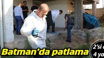 BATMAN&rsquo;DA PATLAMA 2&rsquo;Sİ AĞIR 4 YARALI
