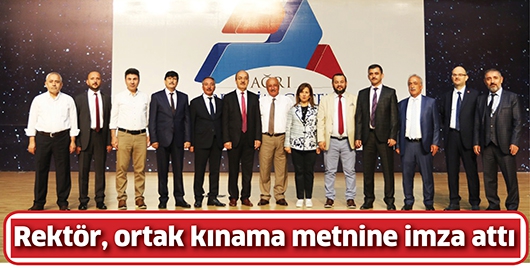 REKT&Ouml;R, ORTAK KINAMA METNİNE İMZA ATTI