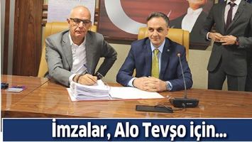 İMZALAR, ALO TEVŞO İ&Ccedil;İN&hellip;