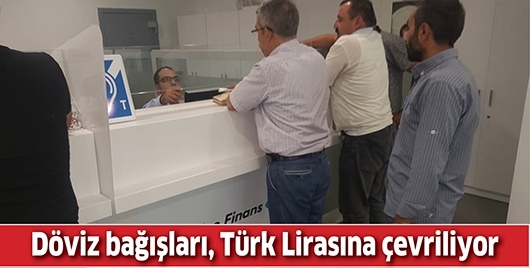 D&Ouml;VİZ BAĞIŞLARI, T&Uuml;RK LİRASINA &Ccedil;EVRİLİYOR