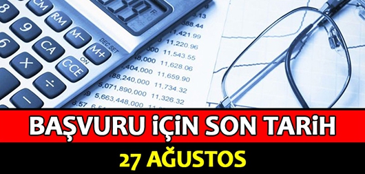 SON BAŞVURU 27 AĞUSTOS