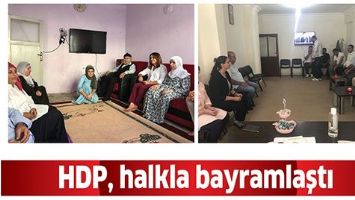 HDP, halkla bayramlaştı