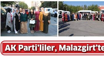 AK PARTİ&rsquo;LİLER, MALAZGİRT&rsquo;TE&hellip;