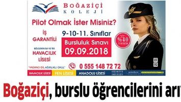 BOĞAZİ&Ccedil;İ, BURSLU &Ouml;ĞRENCİLERİNİ ARIYOR