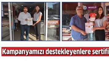 KAMPANYAMIZI DESTEKLEYENLERE SERTİFİKA&hellip;