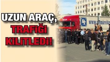 UZUN ARA&Ccedil;, TRAFİĞİ KİLİTLEDİ!