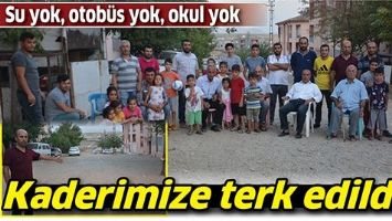 SU YOK, OTOB&Uuml;S YOK, OKUL YOK