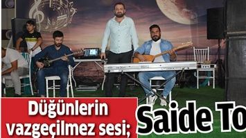 D&Uuml;Ğ&Uuml;NLERİN VAZGE&Ccedil;İLMEZ SESİ; SAİDE TORİ