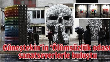 G&Uuml;NEŞTEKİN&rsquo;İN &lsquo;&Ouml;L&Uuml;MS&Uuml;ZL&Uuml;K ODASI&rsquo; SANATSEVERLERLE BULUŞTU