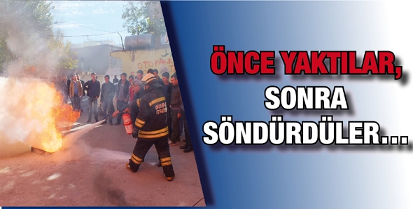 &Ouml;NCE YAKTILAR, SONRA S&Ouml;ND&Uuml;RD&Uuml;LER&hellip;