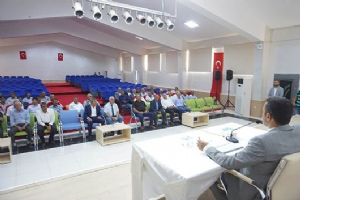 YENİ KAYMAKAM, MUHTARLARLA BULUŞTU