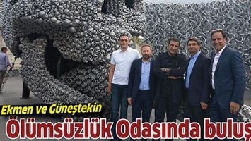 EKMEN VE G&Uuml;NEŞTEKİN &Ouml;L&Uuml;MS&Uuml;ZL&Uuml;K ODASINDA BULUŞTU