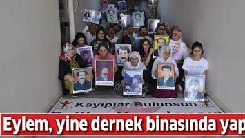 EYLEM, YİNE DERNEK BİNASINDA YAPILDI