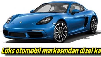 L&uuml;ks otomobil markasından dizel kararı