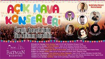 A&Ccedil;IK HAVA KONSERLERİ BAŞLIYOR