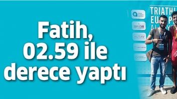 FATİH, 02.59 İLE DERECE YAPTI