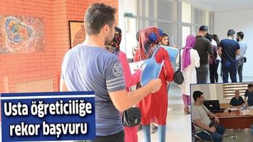 USTA &Ouml;ĞRETİCİLİĞE REKOR BAŞVURU
