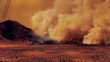 Sat&uuml;rn'&uuml;n uydusu Titan'da kum fırtınaları g&ouml;r&uuml;nt&uuml;lendi