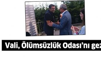 VALİ, &Ouml;L&Uuml;MS&Uuml;ZL&Uuml;K ODASI&rsquo;NI GEZDİ
