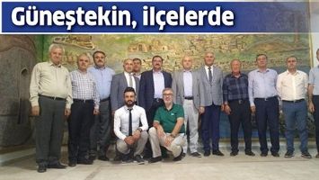 G&Uuml;NEŞTEKİN, İL&Ccedil;ELERDE