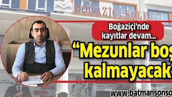 BOĞAZİ&Ccedil;İ&rsquo;NDE KAYITLAR DEVAM&hellip;