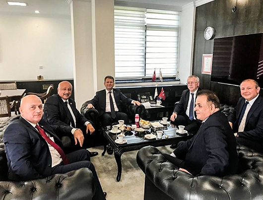 REKT&Ouml;R, &Ouml;SYM BAŞKANI&rsquo;NI ZİYARET ETTİ