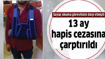 SAYA&Ccedil; OKUMA G&Ouml;REVLİSİNİ DARP ETMİŞTİ
