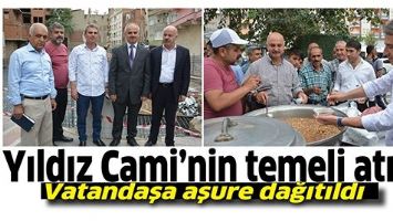 YILDIZ CAMİ&rsquo;NİN TEMELİ ATILDI
