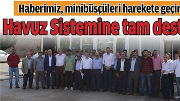 HABERİMİZ, MİNİB&Uuml;S&Ccedil;&Uuml;LERİ HAREKETE GE&Ccedil;İRDİ