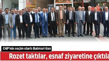 CHP&rsquo;NİN SE&Ccedil;İM STARTI BATMAN&rsquo;DAN