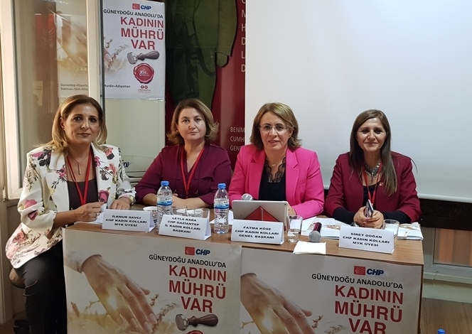 CHP Kadın Kolları G&uuml;neydoğu Anadolu B&ouml;lge Toplantısı d&uuml;zenlendi