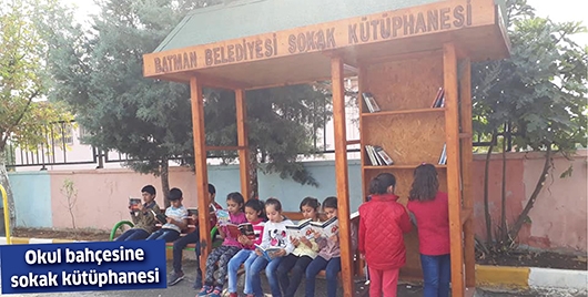 OKUL BAH&Ccedil;ESİNE SOKAK K&Uuml;T&Uuml;PHANESİ