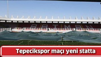 TEPECİKSPOR MA&Ccedil;I YENİ STATTA