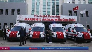 4 ambulans hizmete alındı