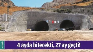 4 AYDA BİTECEKTİ, 27 AY GE&Ccedil;Tİ!