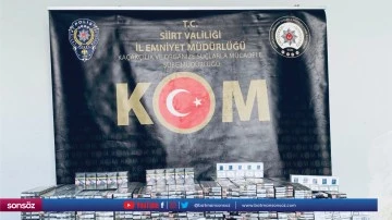 4 bin 70 paket ka&ccedil;ak sigara ele ge&ccedil;irildi