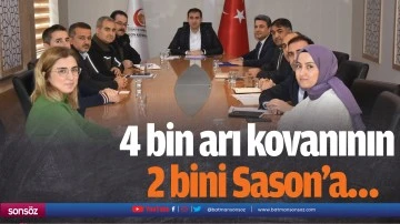 4 bin arı kovanının 2 bini Sason&rsquo;a&hellip;