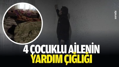 4 &ccedil;ocuklu ailenin yardım &ccedil;ığlığı