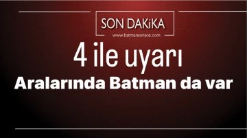 4 ile uyarı aralarında Batman da var