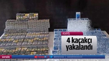 4 ka&ccedil;ak&ccedil;ı yakalandı