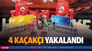 4 Ka&ccedil;ak&ccedil;ı Yakalandı