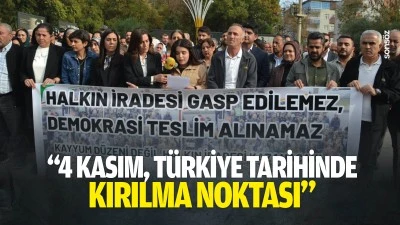 &ldquo;4 Kasım, T&uuml;rkiye tarihinde kırılma noktası&rdquo;