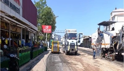 4 mahalleyi bağlayan yol asfaltlandı