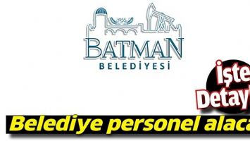 BELEDİYE, PERSONEL ALACAK...