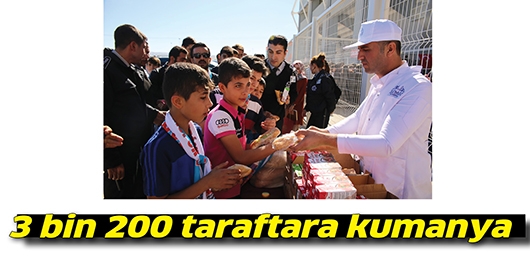 3 Bin 200 Taraftara Kumanya
